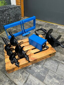 Hydraulický vrták pro nakladače a bagry od 0,7t do 3,5t. - 10