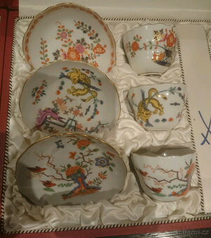 12 šálků na espresso MEISSEN ve 2 originálních krabicích - 10