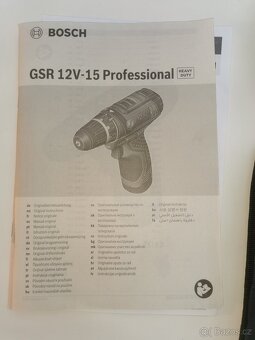 BOSCH Aku vrtací šroubovák GSR 12V-15 - 10