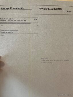 Tiskárna HP Color LaserJet M552 - 10
