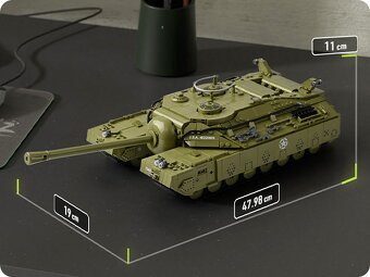 Rôzne tanky + postavičky - typ lego - nové, nehran - 10
