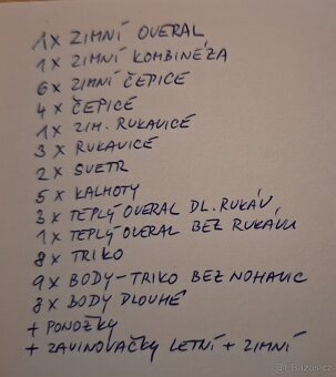 Oblečení vel. 50-56 - 10