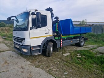 Mercedes Atego 1218 nosič kontejneru s hydraulickou rukou - 10
