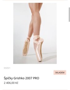 Baletní špičky + gelové vycpávky + baletní silonky - 10