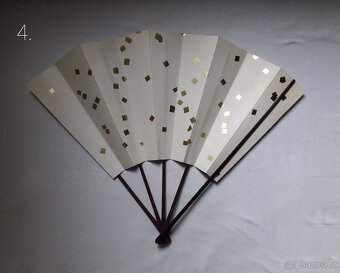 Japonské vějíře (s malbou/ kaligrafií) - 10