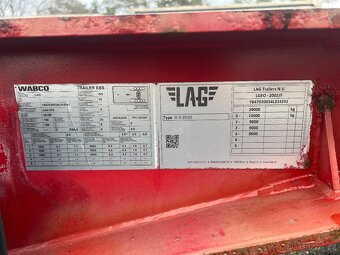 Kontejnerový návěs LAG - 10