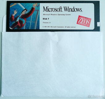 PREDÁM WINDOWS 3.1. 1992 ZEOS USA-TOTAL RARE - 10