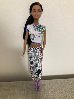 ken a oblečky, panenka barbie černoška - 10