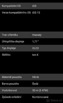 Apple Watch Nike Series 7 45mm Temně inkoustový hliník - 10