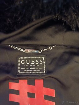 Dámská nová kožešinová vesta s kapucí, Guess - originál. - 10