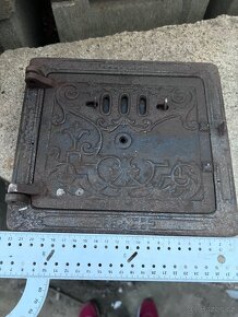 Litinová kamnová dvířka Jedna se o 5 kusů viz foto - 10