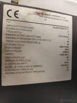 Kotel Blaze harmony 2024 na dřevo - 10