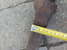 Železná přední (točna) náprava na vůz za koně 157 cm - 10