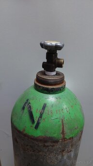 Prodám použité tlakové lahve směs N2/CO2 - 10