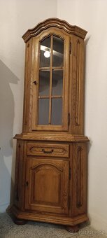 Rustikální rohový příborník, masív, Nábytek s příběhem - 10