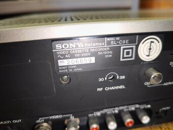 Videorekordér Betamax Sony Sl C9e (1982),čti popis - 10
