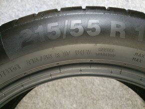 4x ZÁNOVNÍ 215/55 R17 Letní pneu Continental CEC 5 - 10