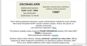Sony A7RIV 12 tis expozic Bez známek POUŽÍVÁNÍ - 10