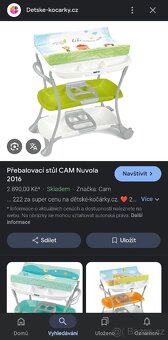 Přebalovací pult s vaničkou cam - 10