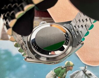 ♛ Rolex Datejust 16234 Modrý Sunburst, Bílé Zlato 🇨🇭 - 10