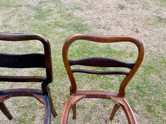 židle staré židle retro židle dřevěné starožitné artdeco - 10