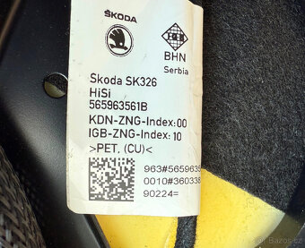 Zadní sedadla vlevo + opěrky hlavy Alcantara Kodiaq Nové - 10