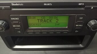 Autorádio škodaBlues MP3 fabia2 roomster - 10