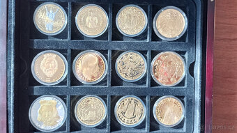 Historie Česka – luxusní sada 12 medailí - 10