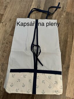 Sada do postýlky - námořnický motiv - 10