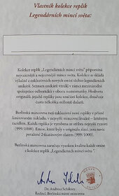 Krásná kompletní kolekce Legendární mince světa 999/1000 Ag - 10