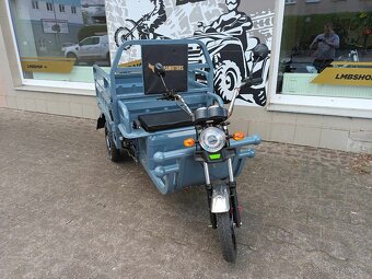 Elektrická pracovní tříkolka Cargo G1 1000W COC šedá - 10