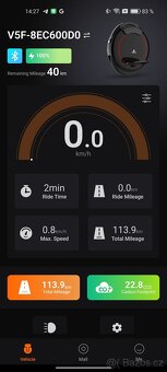 Elektrická jednokolka Inmotion V5F najeto 114 km - 10