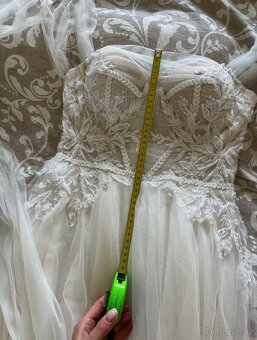 Svatební šaty , skvělý stav - 10