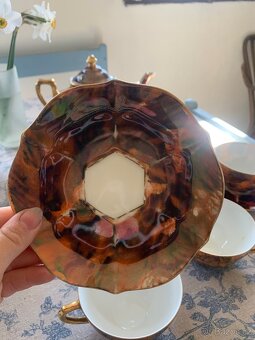 Vintage porcelánový čajový servis – Made in Czechoslovakia - 10