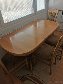 Kuchyňský stůl rozkládací + židle - 10