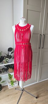 Handmade šaty macrame nové . - 10