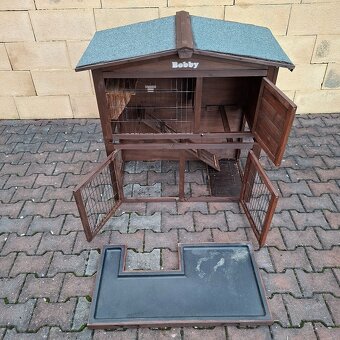 Králíkárna dvoupatrová - venkovní (zateplená) TOMMI EPONA - 10