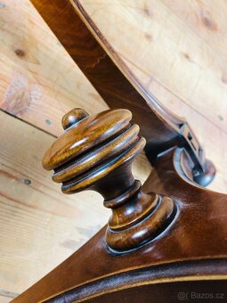 Dřevěný vysoký dekorativní stojan (NL18) - 10