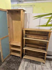 Kvalitní Botník a skříň na kabáty masiv Komplet - 10