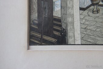 2 X KAREL VIK - BAREVNÝ DŘEVORYT + AKVAREL - 10