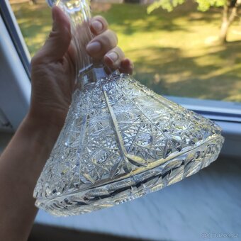 broušená karafa bohemia crystal - 10