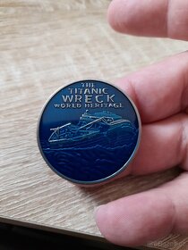 Pamětní Mince a cihličky Titanic - 10