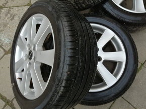 ALU sada kol Borbet GmbH - 7J x 17 H2, 5x108mm, ET40 + pneu - 10