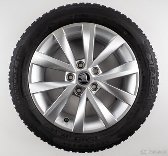 Škoda Octavia - Originání 16" alu kola - Zimní pneu - 10