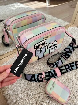 KOSTIČKOVÁ CROSSBODY KABELKA KARL LAGERFELD - 10