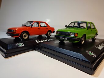 Abrex model 1/43 Škoda 120L v barvě červené - 10