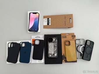 iPhone 13 mini 128GB, příslušenství, 91% - 10