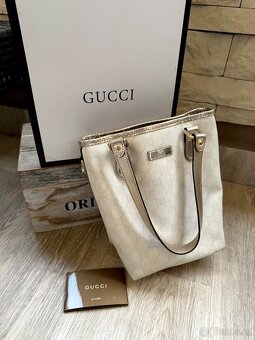 Gucci bílá kabelka, originál - 10