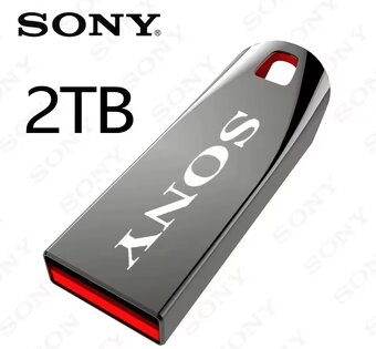 Flash disk SONY-2TB(2048GB) USB 3.0, kovový, stříbrný - NOVÝ - 10