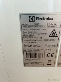Mobilní klimatizace Electrolux EXP34U338HW - 10